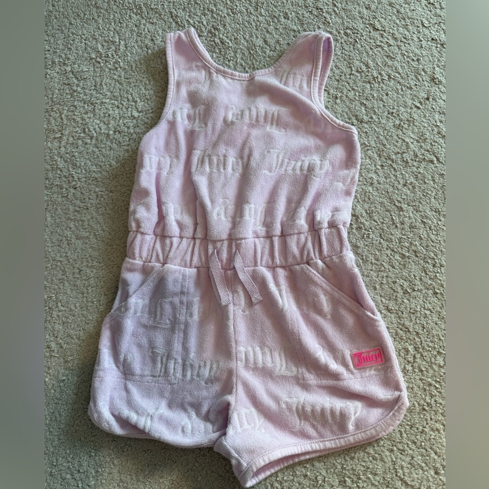 Juicy Couture Light Pink Kids Romper